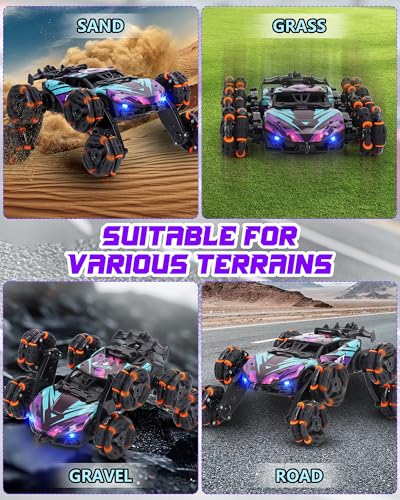 HuiJuKeJi 8WD RC Stunt Car with Gesture Control & Spray - 47% Off