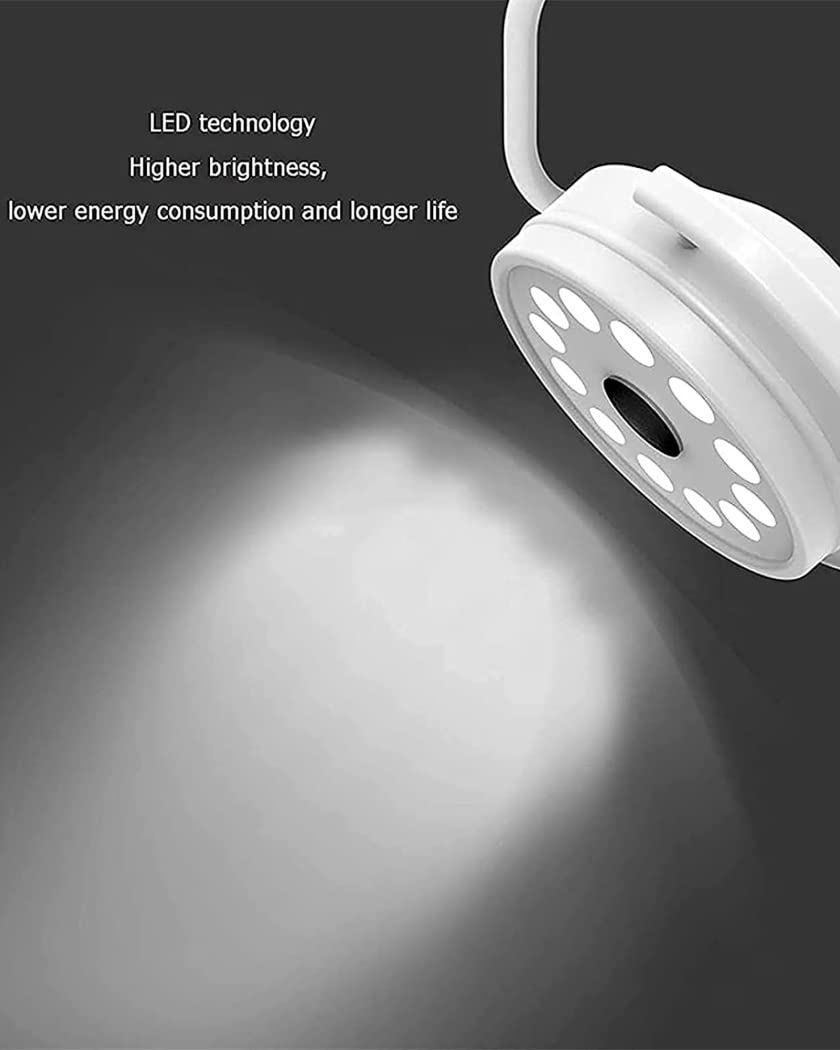 Lampa egzaminacyjna montowana na ścianie, 36 W regulowana jasność LED bezcieniowa lampa do badania jamy ustnej, światło kosmetyczne do otolaryngologii