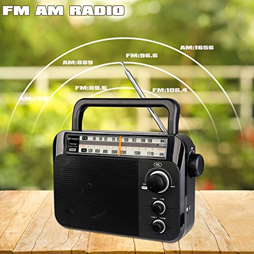 Retekess TR604 Radio Batteriebetrieben, UKW FM AM Radio mit Akku, Kofferradio, Küche, Bad, Outdoor, für Senioren… - Image 7