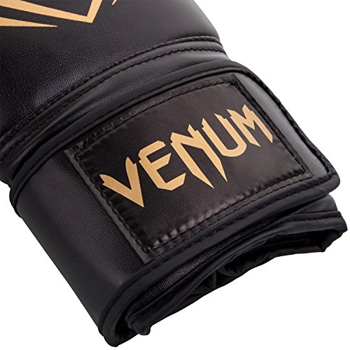 Venum Contender Boxing Gloves - Black/Gold - 16-Ounce #TOP2