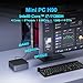 H90 Mini PC Desk Computer with Intel® Core™ i7 Processors 11390H Processor 16G DDR4 Dual Channel 512GB SSD Storage 4 Cores 8 Threads Up to 5.0 GHz Support Triple Screen DP 8K 4K Resolution
