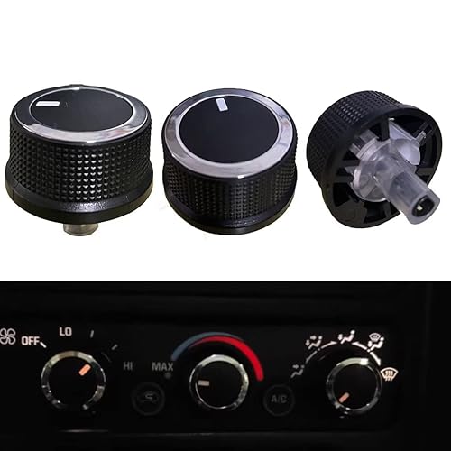 Pomo de control de temperatura CA de temperatura A/C para Chevy Express 2500 3500 1500 2008-2021 84793085 compatible con GMC Savana 08-17 84141127
