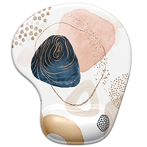 Tapis de souris avec repose-poignet en gel pour sublimer votre bureau boho