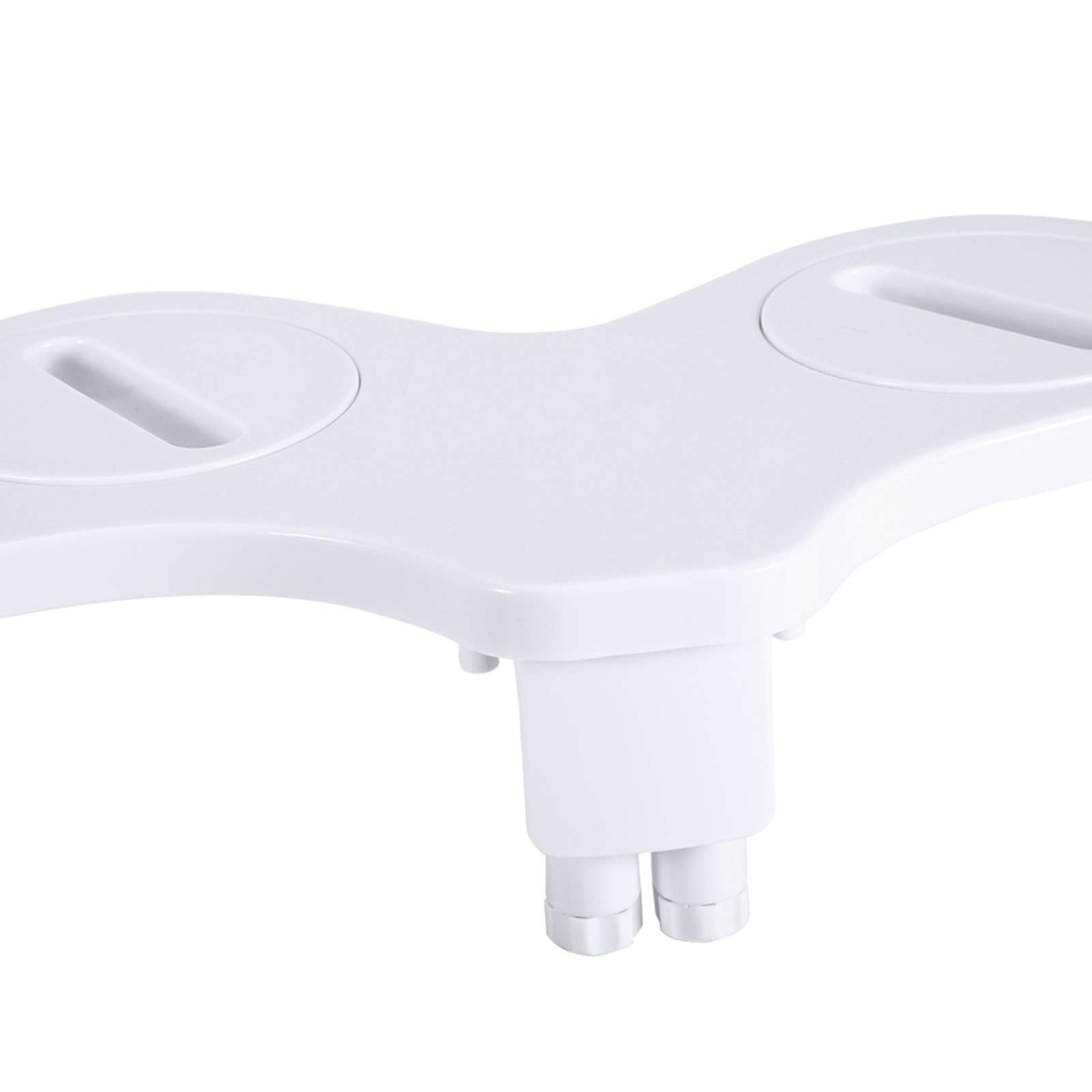 Nieelektryczny mechaniczny bidet Deska sedesowa Regulowana nasadka do natrysku świeżej wody z dyszą samoczyszczącą dla dorosłych Dzieci Seniorzy Ceramiczna biała rura ze stali