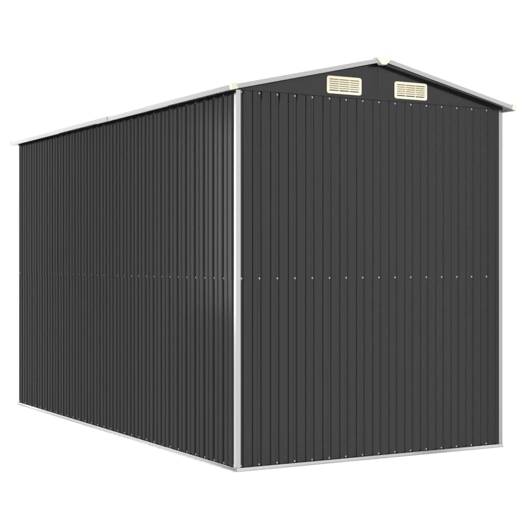 Générique Abri de Jardin Anthracite 192x357x223 cm Acier galvanisé,Maison & Jardin,Pelouses & Jardins,Vie en extérieur,Structures extérieures,Cabanes & abris de Jardin,3147451