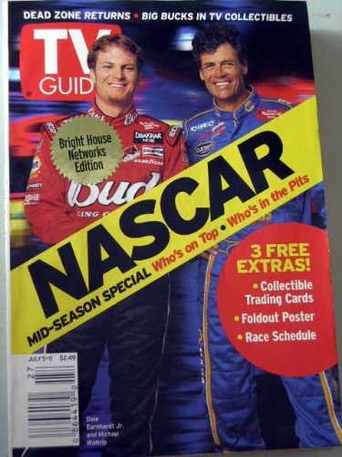 NASCAR TV GUIDE EARNHARDT JR & WALTRIP COVER JULY 5-11 2003 VOL.51 NO.27 ISSUE#2623 TOP MODELS DEAD ZONE