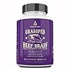 Ancestral-Supplements-Grass-Fed-Brain-with-Liver--Supports-Brain-Mood-Memory-Health-180-Capsules Ancestral Supplements Grass Fed Beef Brain Supplement with Beef Liver, Whole Food Brain Support Promotes Brain, Mood, and Memory Health, Brain and Liver Health Formula Capsules, Non-GMO, 180 Capsules