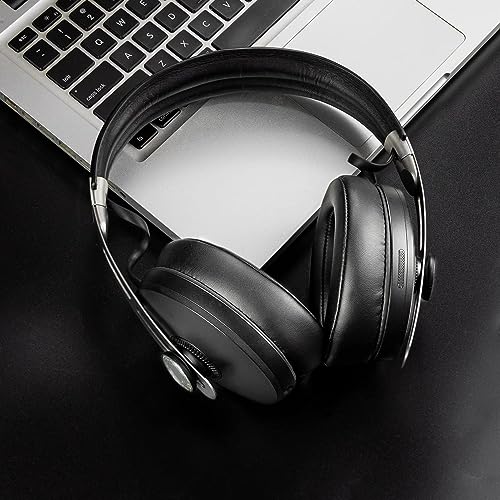 Repuesto de Almohadillas SOULWIT para Audífonos Sennheiser Momentum 3 Wireless, Almohadillas de Protein Leather Negro con Espuma de Memoria miniatura 6