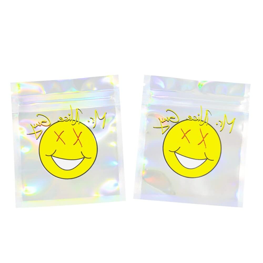 Sacs en Mylar étanches 8,5 x 10 cm anti-humidité avec fermeture éclair durable, 100 pièces
