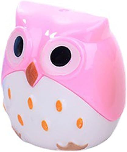 Suministros escolares Kawaii de dibujos animados búho sacapuntas cortador cuchillo regalo de los estudiantes papelería