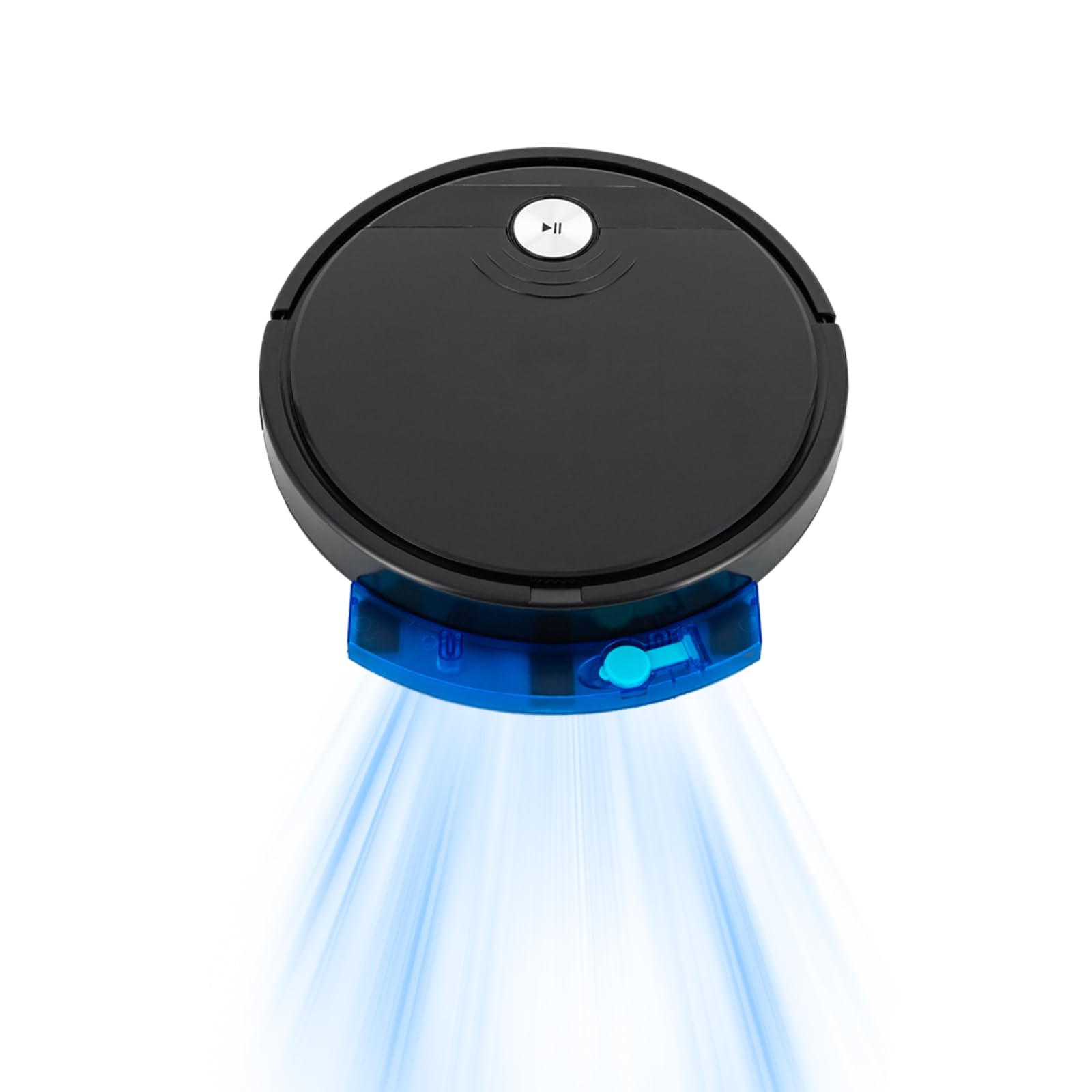 15w Barredora 3 en 1 Barredora Multifunción Robot Aspirador con 1800Pa Máquina de Barrer Negro
