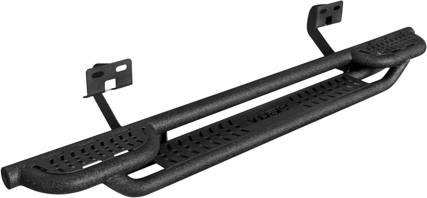 Steel Running Board for 2009-2014 Ford F150 Regular Cab Nerf Bar&Side Step（Black Texture）