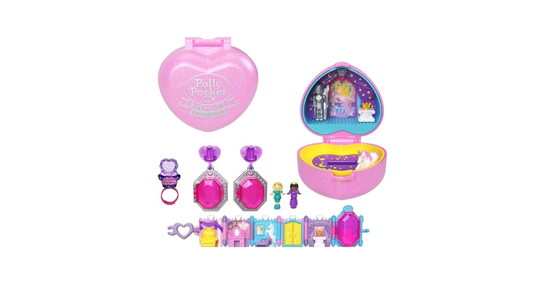 その他 Polly Pocket Keepsake Collection Jewelry Amazon.com: Polly Pocket Collector Compact with 2 Dolls