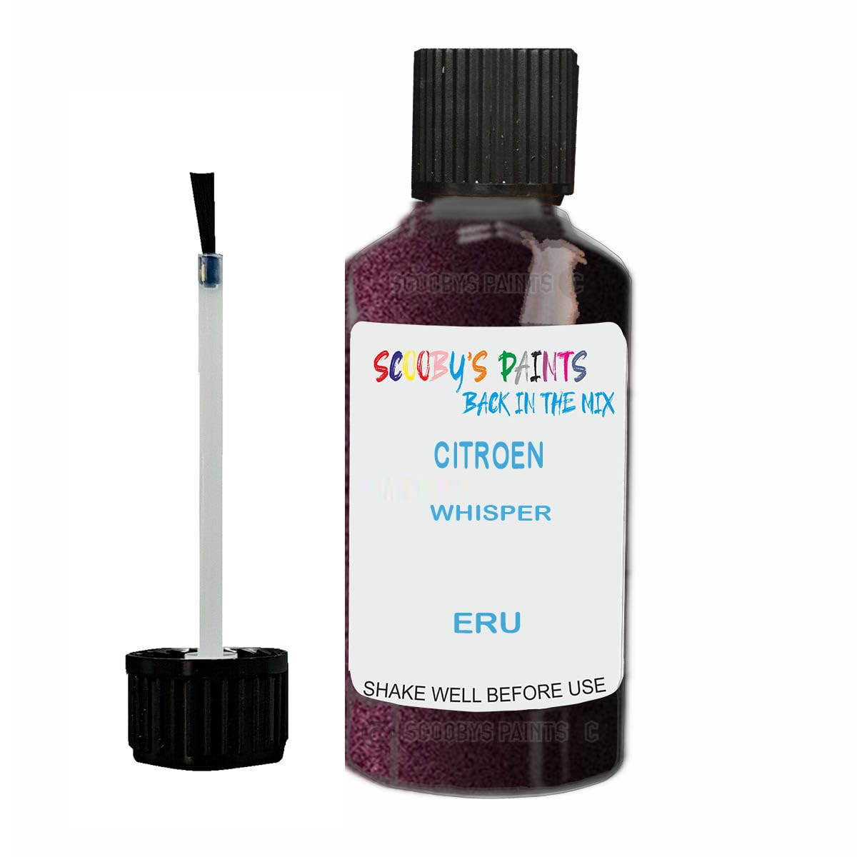 Scoobys Paints Back In The Mix Whisper Touch Up Paint For Citroen Eru Metallic