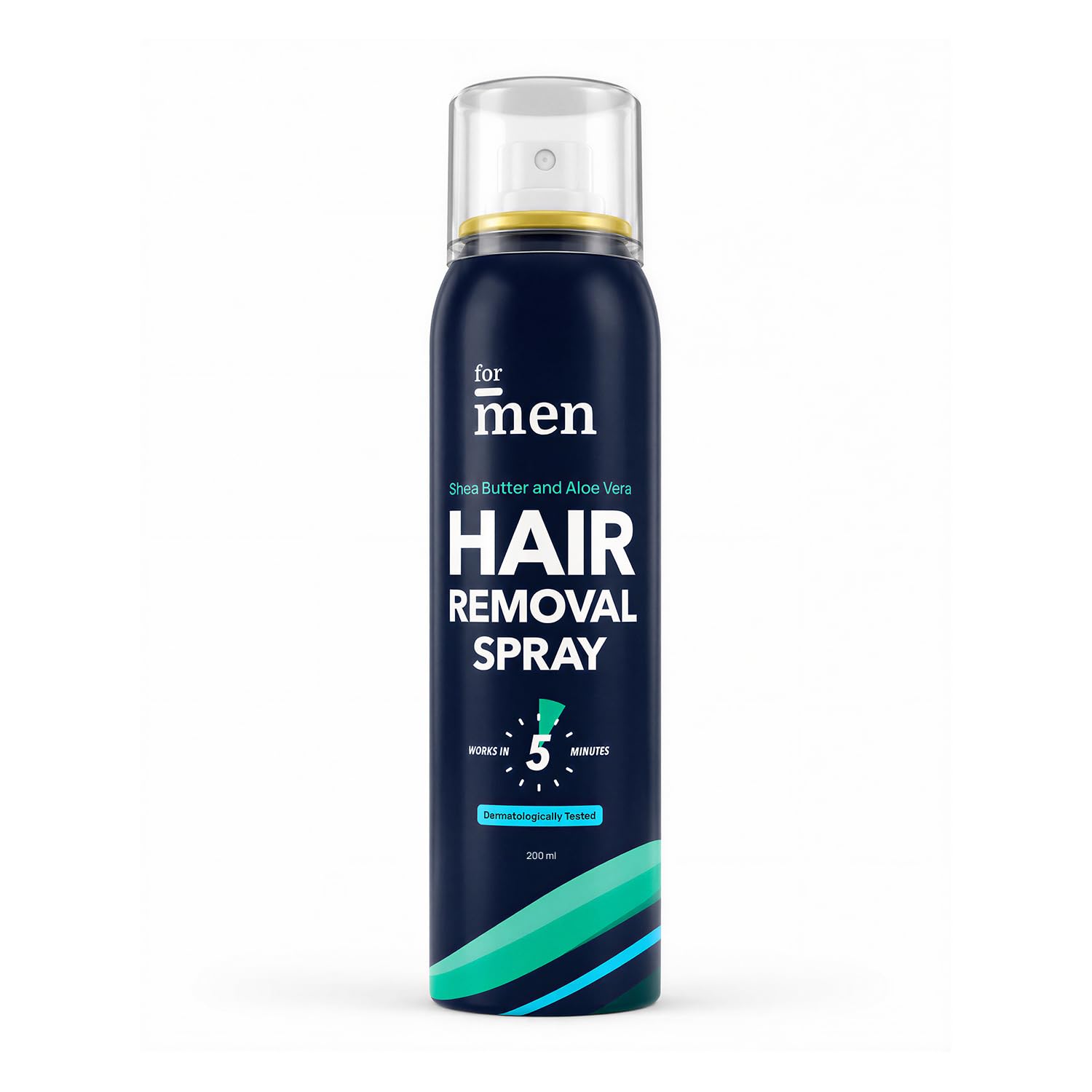 For Men Hair Removal Spray for Men, Body Hair Remover Spray with Shea Butter & Aloe Vera for Chest, Legs, Arms, Back & Underarms, Razor-Free Depilatory Spray, Dermatologically Tested, 200 ml-image-36