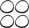 4 Pack Vacuum Cleaner Belt Replacement Belt for Dirt Devil Model 08510B, 08100 RED, 08100RT, 08130PR, 08230 ULTRA