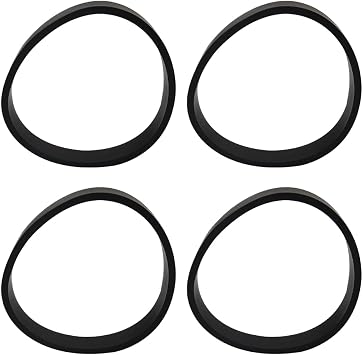 4 Pack Vacuum Cleaner Belt Replacement Belt for Dirt Devil Model 08510B, 08100 RED, 08100RT, 08130PR, 08230 ULTRA