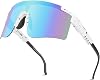 ROIBEAO Professional Cycling Glasses for Men Women, Sports Sunglasses UV Protection for Baseball Cycling Running Driving Glof