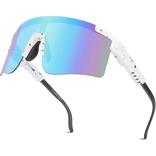 Professional Cycling Glasses for Men Women, Sports Sunglasses UV Protection for Baseball Cycling Running Driving Glof