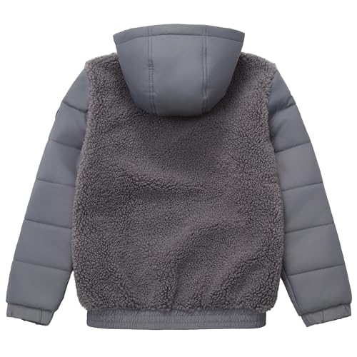 Rokka&Rolla Boys' Water-Resistant Sherpa Puffer Jacket4