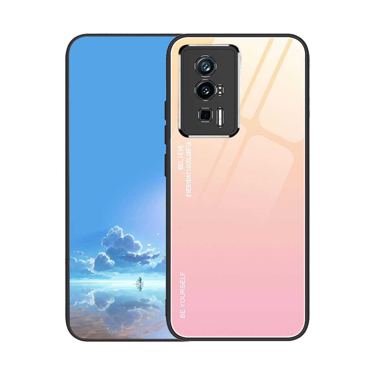 UPLAI Cover per Xiaomi POCO F5 Pro 5G, Ultra Sottile Morbido TPU