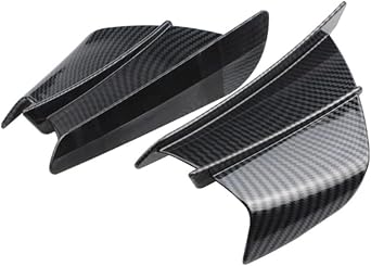 Motorcycle Fairing Side Wing for Motorcycle Carbon Fiber Winglet Side Spoiler Air Deflector Wing Motorbike Side Wind Winglet Spoiler Fairing