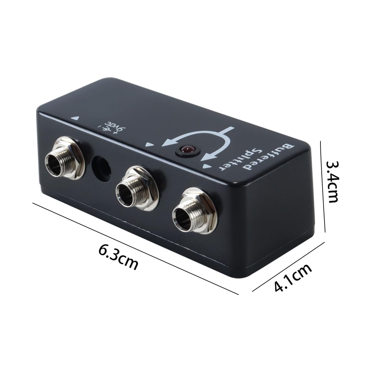 Gitarren-Effektpedal Signalpuffer-Splitter Dual Clean Buffer Ausgang Doppel-Verstärker-Setup-Pedal