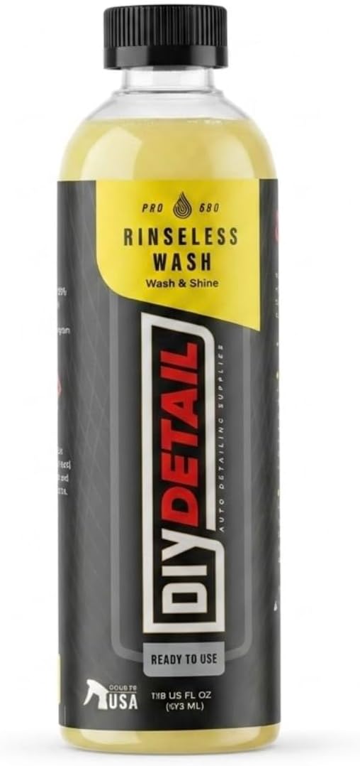 DIY Detail(ディーアイワイ ディテール)リンス レス ウォッシュ(Rinse Less Wash)ホース不要 すすぎ不要 手軽に洗車が楽しめるエコ洗車 DIY洗車 473ml