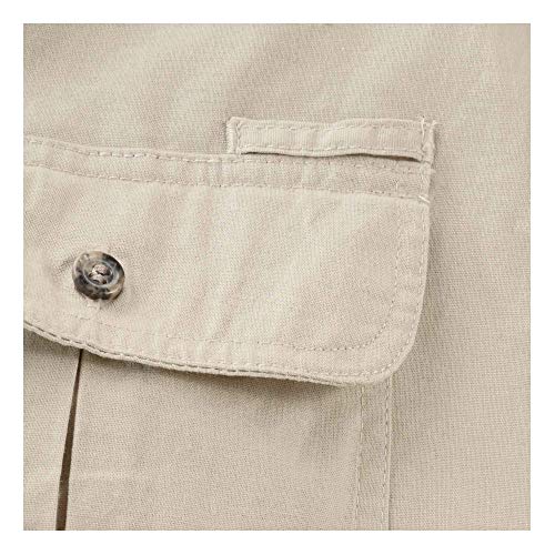 Vent Back Adventure Long Sleeve Shirt for Men, 100% Cotton - Stone - X-Large 5