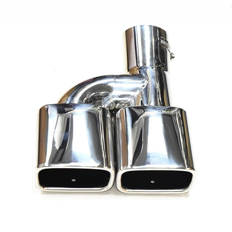 Silencieux d'échappement bouche carrée anti-corrosion pour une modification durable