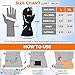Heated Gloves for Men Women, 7.4V Rechargeable Hand Warmer Gloves with Touchscreen, Waterproof Non-Slip Electric Heated Glove for Winter Outdoor Work Motorcycling Skiing Hiking Fishing Arthritis Hands