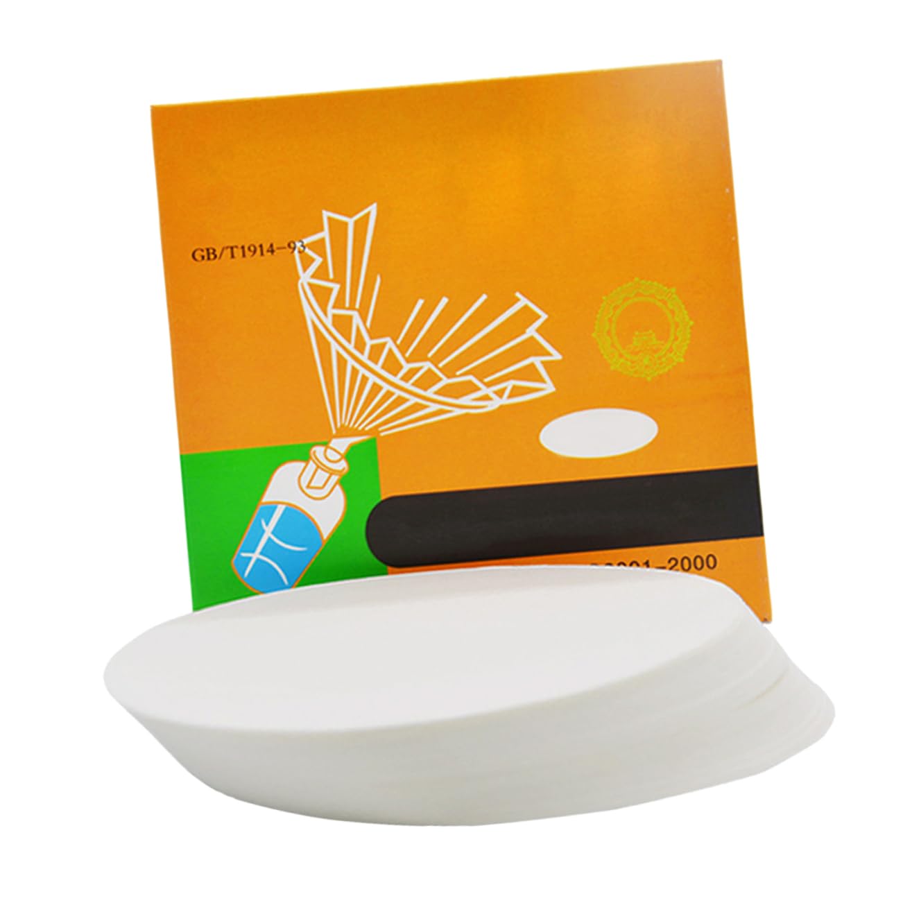 Qualitative Filter Paper 100Pcs Cotton Pulp White Lab Paper