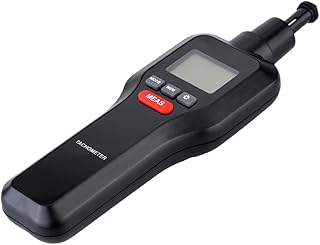 Mengshen Digital Tachometer, 2 in 1 Non-Contact & Contact Tach Rotation Speed Measurement RPM Meter