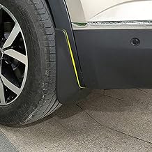 Kadore for Volkswagen VW Atlas 2018 2019 2020 Mud Flaps Splash Guards Fender Protection Neutral Plastic with Screws 4-pc