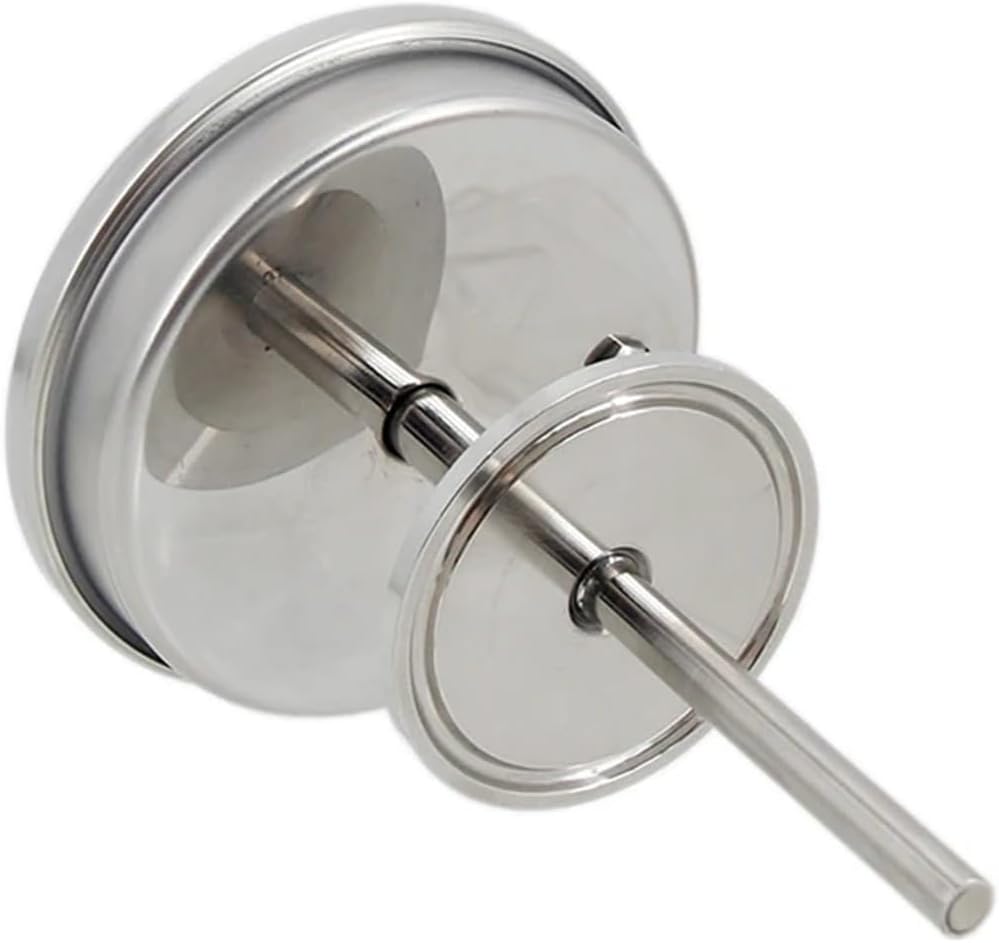 1.5" TC Stainless Steel Thermometer – 3" Dial for Cold Brew Coffee, Dairy or Food Processing