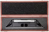Starrett 98Z-12 Precision Machinists' Level in Finished Wood Case, 12' Length