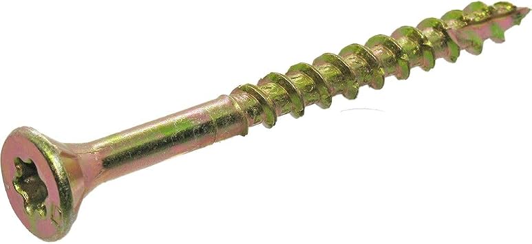 PRIMESOURCE 2GCS1 1LB 8X2 CONST Screw, 8 by 2, Gold