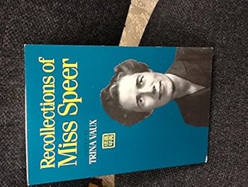 Paperback Recollections of Miss Speer Book