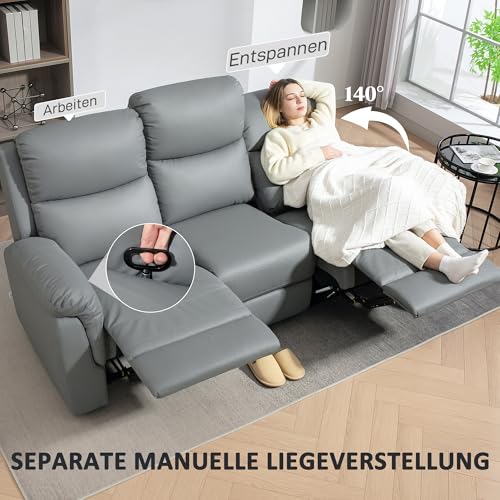 Relaxsofa HOMCOM Fernsehsessel mit Liegefunktion für Wohnzimmer