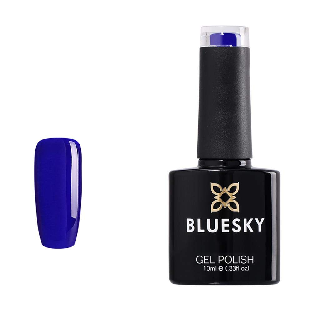 BLUESKY Gel Polish Midnight Neon24 Gel Dissolving Nail Polish Blue 10ml