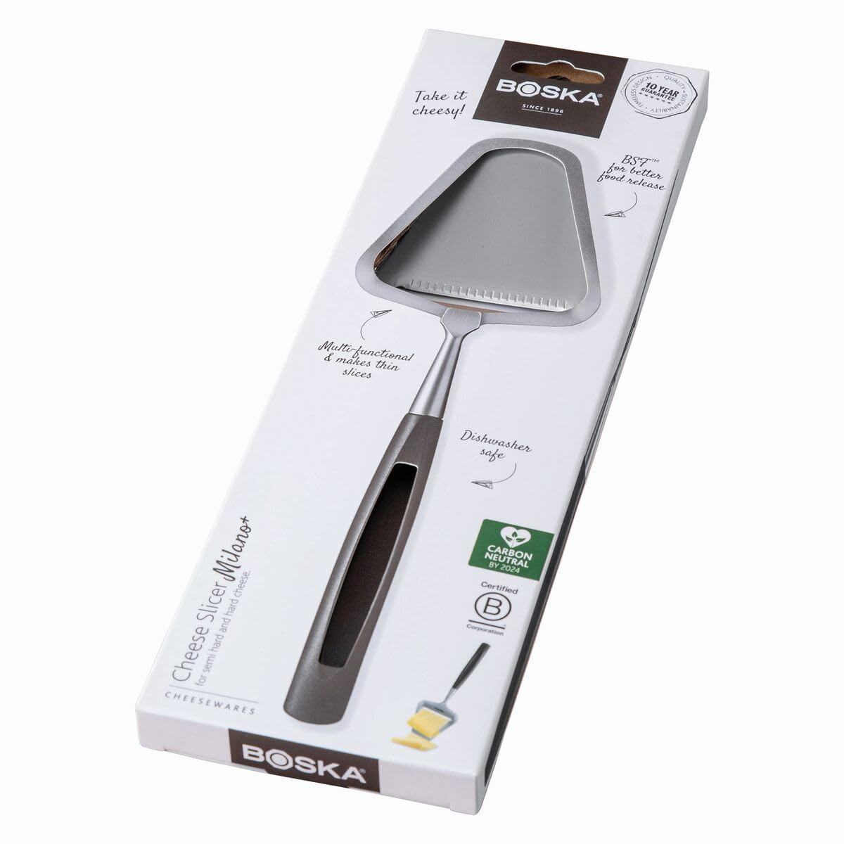 Boska Milano+ Łopatka do sera – z powłoką nieprzywierającą – 235×75×20 mm