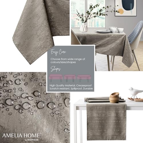 AmeliaHome Tischdecke 110x180 cm Tischtuch Tafeldecke Fleckschutz Vesta – Ansicht 2