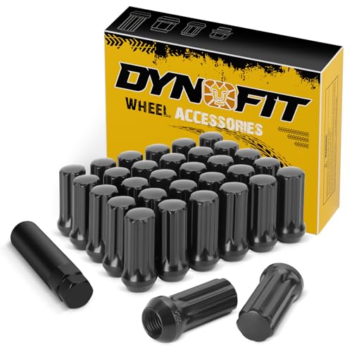 DYNOFIT 14mmx1.5 Black Spline Lug Nuts