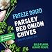 Litehouse Freeze Dried Salad Dressing Herb Blend, Mix of Chives, Garlic, Dill, Parsley, Shallots & Red Onion, Non-GMO, Gluten-Free, Fresh Herb Blend, 0.42 Oz