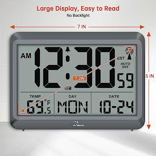 Wallarge Atomic Clock Battery Operated thumb #4