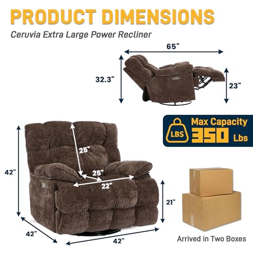 Sillón reclinable eléctrico marrón de una plaza miniatura 2