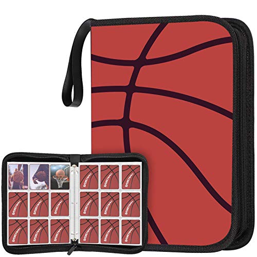 KITOYZ 720 Pockets Basketball Binder Sleeves, Carrying Case with Basketball Card Sleeves Card Holder Album Protectors Set for Football Baseball and Sports Card