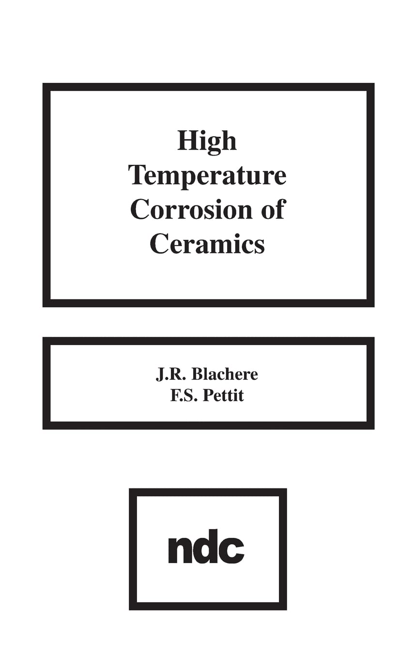 Buy High Temperature Corrosion of Ceramics — BookShops.in
