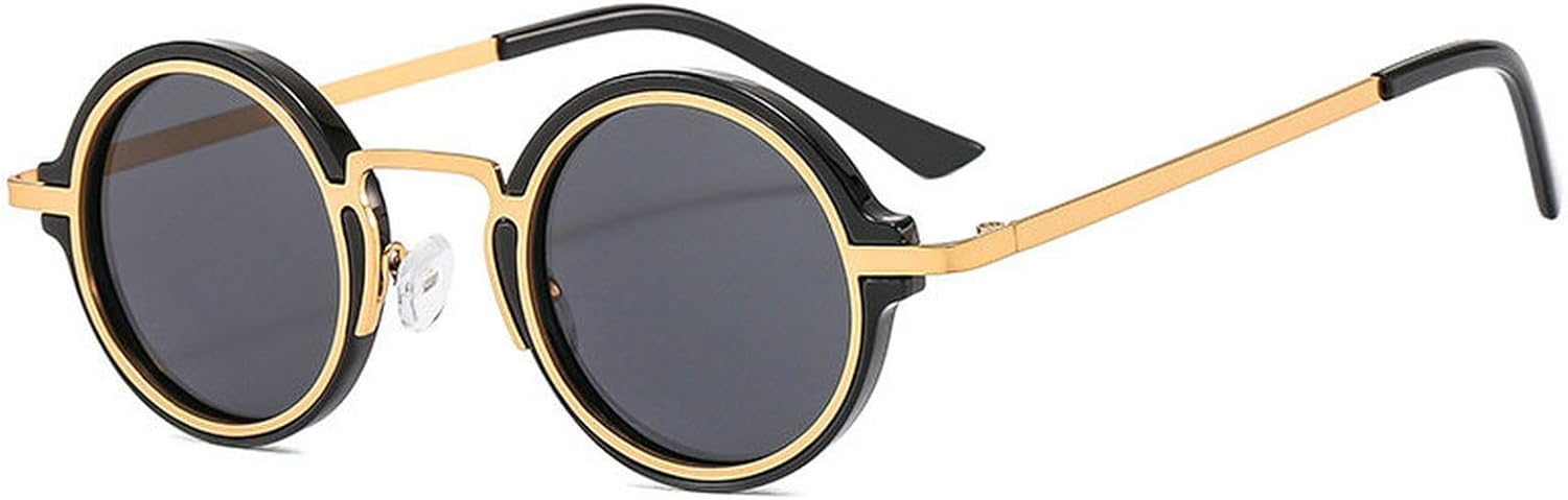 COTIA Retro Round Classic Sunglasses for Women Men Personality Fashion Punk Style Sun Glasses W37 - Image 2