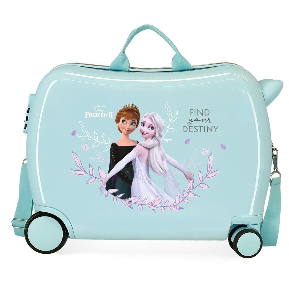 Disney Kraina Lodu Wspomnienia Kabinentrolley, niebieski, 38 x 55 x 20 cm, Starr, ABS-Kombinationsverschluss, NIEBIESKI, Talla Unica, walizka dziecięca